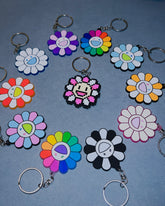 Kaikaikiki Flower Rubber Keyring